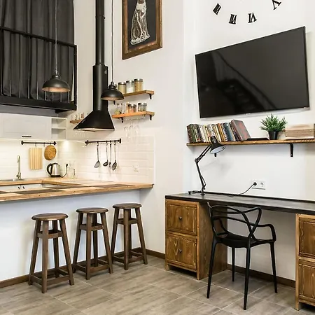 дворівнева для 4 гостей 32г-1 Apartment